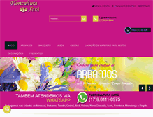 Tablet Screenshot of floriculturaxara.com.br